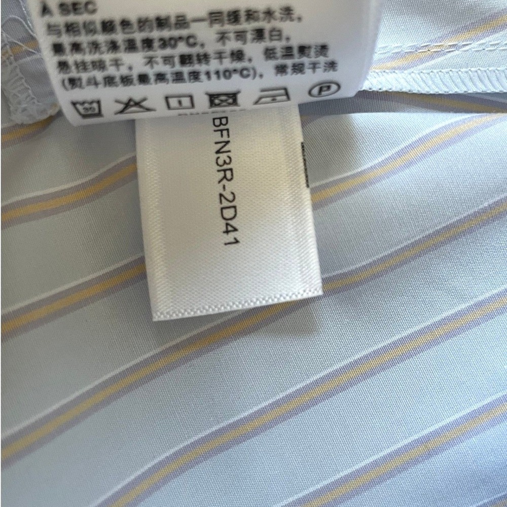 BNWT Lafayette 148 New York Aurora Premium Tailored Poplin Blouse, Reg $798 - Picture 13 of 15